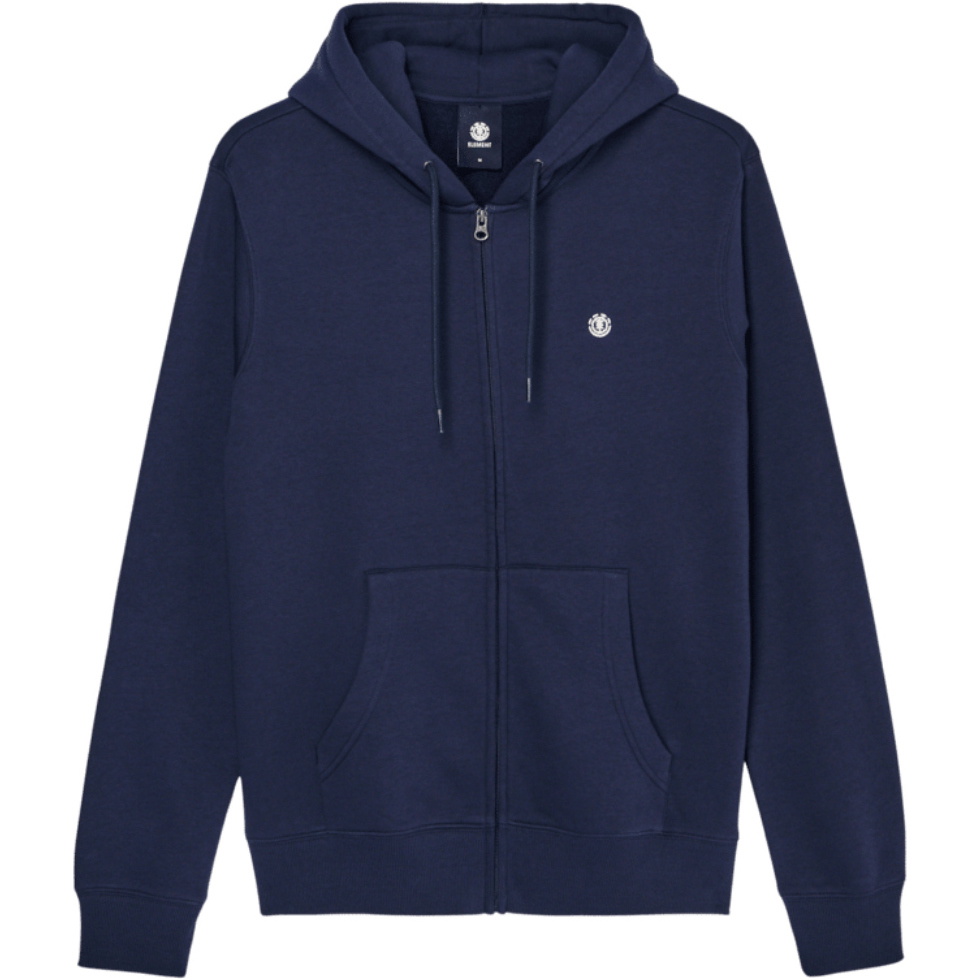2026 Element Mens Icon Embroidery Zip Up Hoodie ELYFT00199 - Eclipse Navy